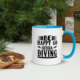 Be Happy, Go Scuba Diving Coffee Mug