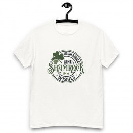 Irish Kisses and Shamrock Wishes T Shirt