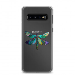 Stained Glass Dragonfly Clear Case for Samsung®