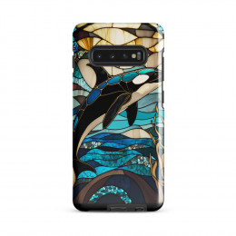 Stained Glass Orca on Tough case for Samsung®