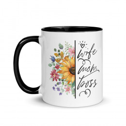 Mother's Day Mug with Sunflower