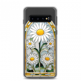 Daisy Stained Glass Clear Case for Samsung®